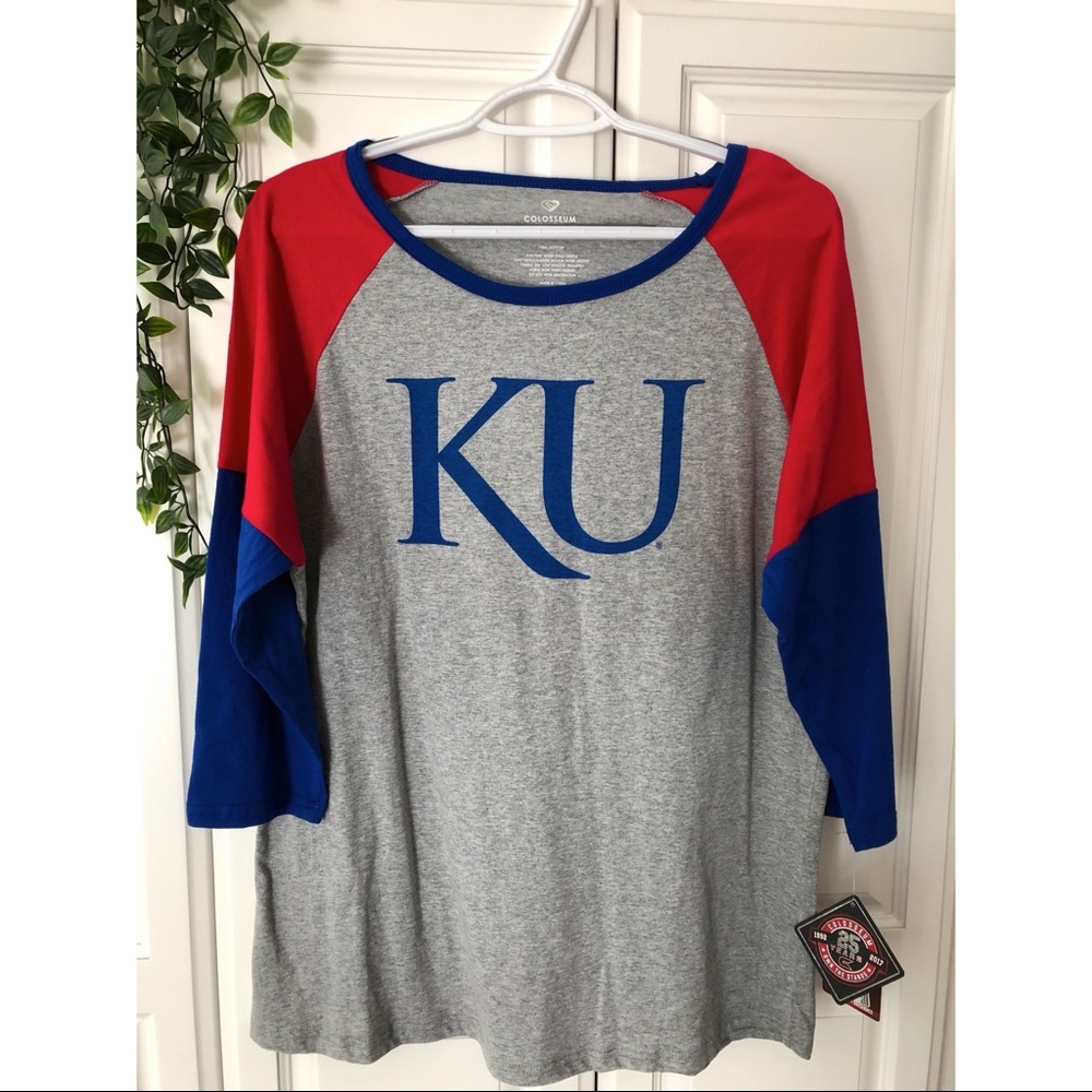 Kansas Jayhawks ladies tshirt (XL)
